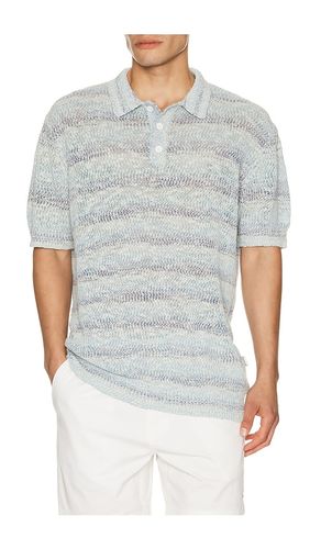 Marine Textured Knit Polo en . Taille L. Also en M, XL/1X - Bound - Modalova