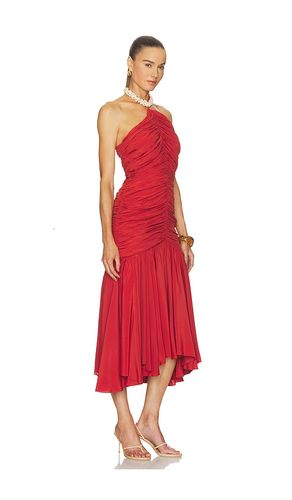 ROBE SHELL DETAIL DRAPED CREPE LONG en . Taille 34. Also en 40 - BALMAIN - Modalova