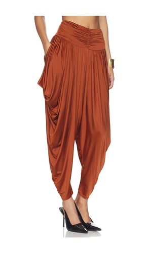PANTALON PLEATED FLUID JERSEY SHINY en . Taille L. Also en S - BALMAIN - Modalova