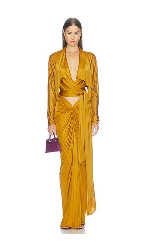 Open Neck Draped Viscose Jersey Top en . Taille 34. Also en 36, 38 - BALMAIN - Modalova