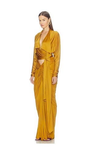 Open Neck Draped Viscose Jersey Top en . Taille 34. Also en 38 - BALMAIN - Modalova