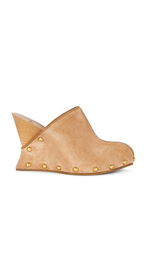 SABOT SUEDE WEDGE en . Taille 36. Also en 38, 40 - BALMAIN - Modalova