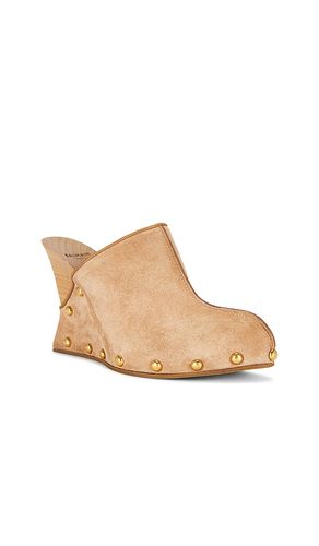 SABOT SUEDE WEDGE en . Taille 36. Also en 38, 40 - BALMAIN - Modalova