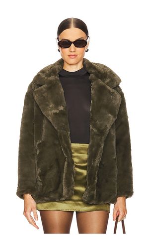 MANTEAU IMITATION FOURRURE DOUBLE MATCHA en . Taille L. Also en M, S, XS - BLANKNYC - Modalova