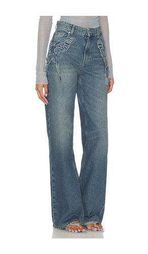 Scallop Boyfriend Jean in . Size 36. Also in 38, 40 - Blumarine - Modalova
