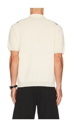 Zip Knit Polo Stripe en . Taille M. Also en XL - Beams Plus - Modalova