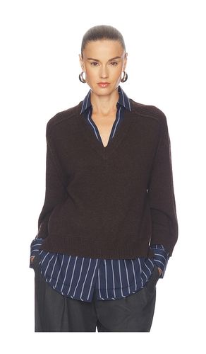 PULL SUPERPOSÉ IMPRIMÉ COL V en . Taille M. Also en S, XS - Brochu Walker - Modalova