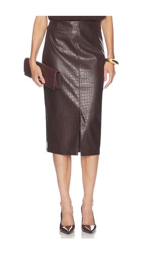 Esme Croc Embossed Skirt en . Taille S. Also en - Brochu Walker - Modalova