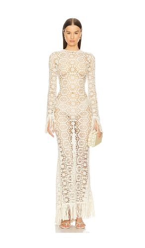 Maia Fringe Gown in . Size L. Also in M, S, XL, XS - Bronx Banco - Modalova