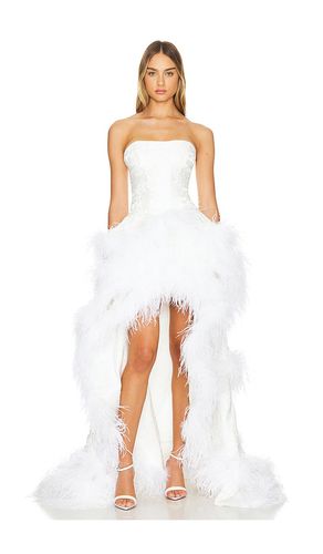 ROBE DE SOIRÉE LOUISA BLANC STRAPLESS FEATHER in . Size S - Bronx and Banco - Modalova