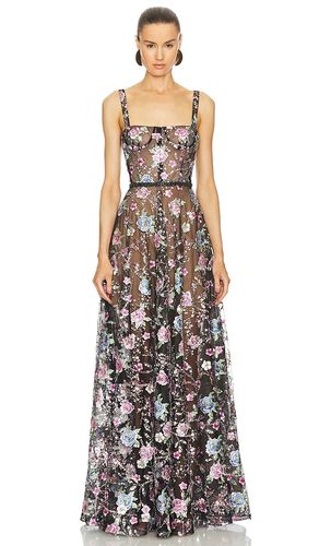 ROBE DE SOIRÉE MIDNIGHT EMBROIDERED FLORAL MULTI in . Size L - Bronx and Banco - Modalova