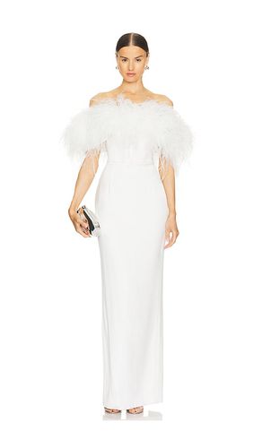 ROBE DE SOIRÉE LOLA BLANC STRAPLESS FEATHER in . Size L - Bronx and Banco - Modalova