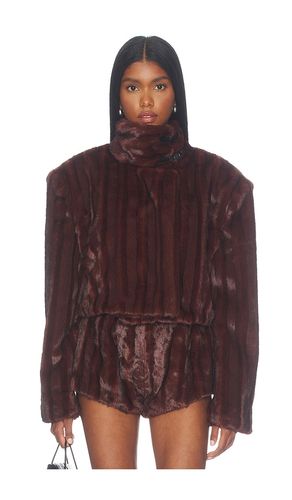 Faux Mink Long Sleeve Jacket en . Taille L. Also en M, S, XL, XS - Bronx Banco - Modalova