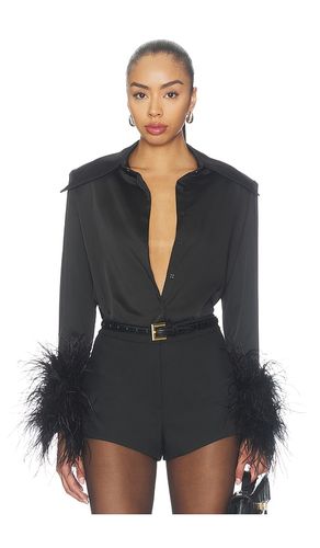 Button Down Blouse With Feather Cuffs en . Taille L. Also en M, S, XL, XS - Bronx Banco - Modalova