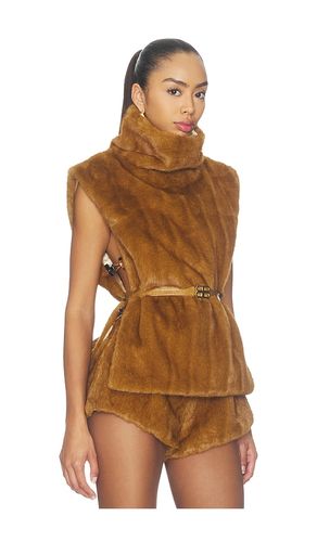 Faux Mink Sleeveless Vest en . Taille L. Also en M, S, XL, XS - Bronx Banco - Modalova