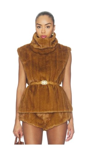 Faux Mink Sleeveless Vest en . Taille XS. Also en S, M, XL - Bronx Banco - Modalova