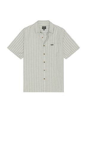 Cru Oxford Stripe Short Sleeve Shirt in . Size M, S, XL/1X - Brixton - Modalova