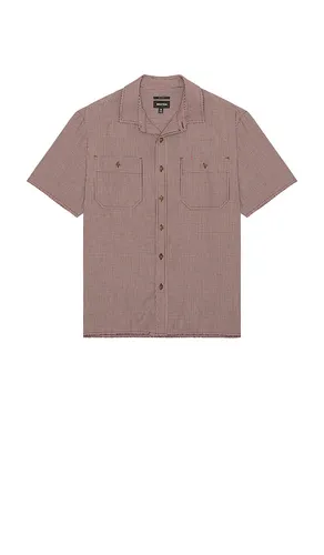 Micro Plaid Relaxed Short Sleeve Shirt in . Size M, S, XL/1X - Brixton - Modalova