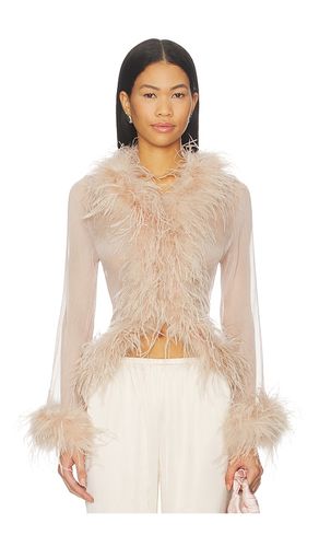Gigi Sheer Feather Blouse en . Taille M. Also en - Bubish - Modalova