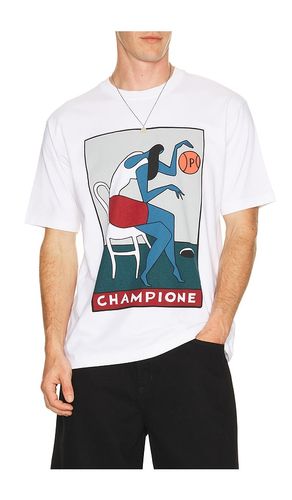 BLANC CHAMPIONE T-SHIRT en . Taille M. Also en S, XL/1X, XXL/2X - By Parra - Modalova
