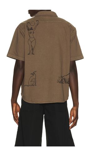 T-SHIRT MANCHES COURTES CROOKED FACE en . Taille L. Also en S - By Parra - Modalova