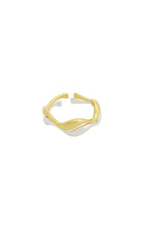 Hele Asymmetric Ring Duo in - Casa Clara - Modalova