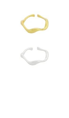 Hele Asymmetric Ring Duo in - Casa Clara - Modalova