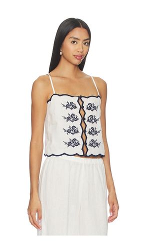 Nazare Embroidered Linen Camisole in ,. Size L. Also in M, XL - CAMI NYC - Modalova