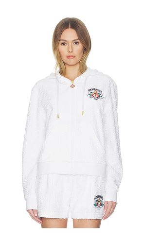 SWEAT À CAPUCHE WAVES MONOGRAM ZIP UP en . Taille S. Also en XS - Casablanca - Modalova