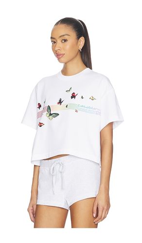 Butterfly Boxy Cropped T-shirt en . Taille S. Also en XS - Casablanca - Modalova