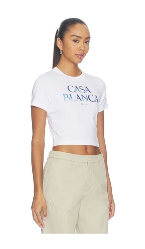 T-SHIRT MEDUSE SPORTIVE STACKED LOGO CROPPED BABY en . Taille XS. Also en S, M - Casablanca - Modalova