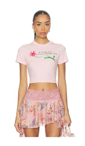Orchid Logo Cropped Baby Tee en . Taille XS. Also en S - Casablanca - Modalova