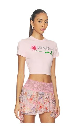 Orchid Logo Cropped Baby Tee en . Taille XS. Also en S - Casablanca - Modalova
