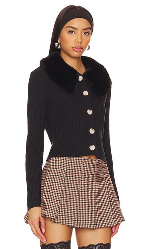 CARDIGAN À COL EN FAUSSE FOURRURE DELILAH en . Taille XS. Also en M - Central Park West - Modalova