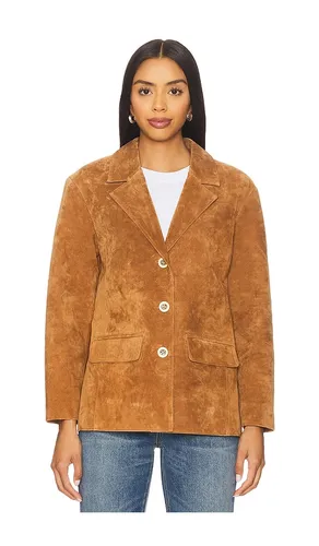 BLAZER BOYFRIEND EN DAIM ATLAS en . Taille S. Also en M, XL - Central Park West - Modalova