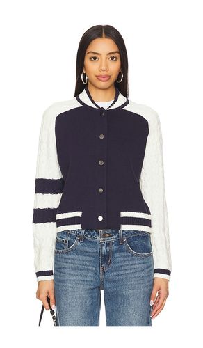 Cable Sleeve Knit Bomber en . Taille L. Also en S - Central Park West - Modalova