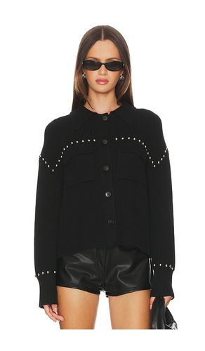 BLOUSON EN MAILLE AVEC CLOUS JAY en . Taille L. Also en M, S, XL, XS - Central Park West - Modalova