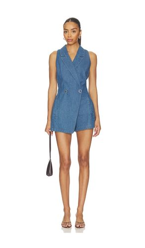 Hazel Chambray Trench Romper in . Size M. Also in S, XS - Central Park West - Modalova