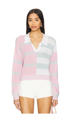 Colorblock Cropped Stripe Polo in . Size M, S, XS - Central Park West - Modalova