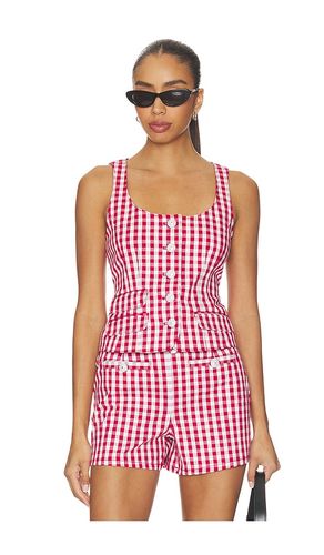 Mini Gingham Denim Lovina Top en . Taille L. Also en M, S, XS, XXS - Cinq a Sept - Modalova