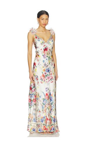 V Neck Bias Slip Dress With Back Frill in . Size L. Also in S - Camilla - Modalova