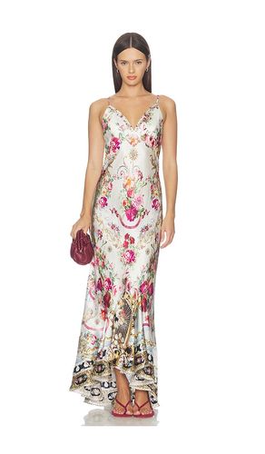 ROBE CARACO V NECK SLIP DRESS WITH FLOUNCE HEM en . Taille M. Also en S - Camilla - Modalova