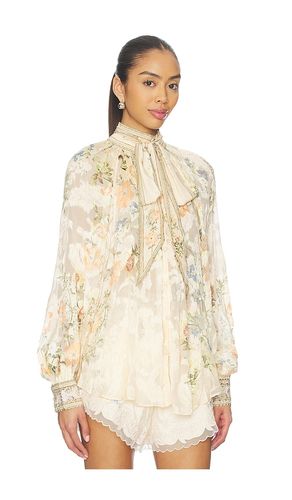 Detachable Bow Raglan Blouse en . Taille M. Also en S, XS - Camilla - Modalova