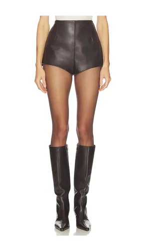 Elia Leather Short en . Taille L. Also en M, S, XL, XS, XXS - Camila Coelho - Modalova