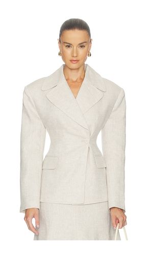 Malena Linen Blazer en . Taille L. Also en M, S, XS, XXS - Camila Coelho - Modalova