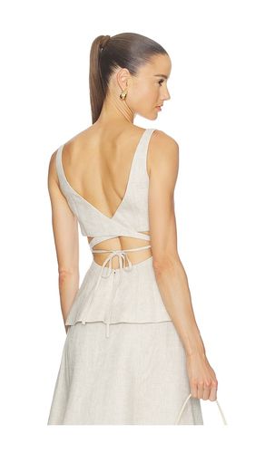 Malena Linen Top en . Taille XL. Also en XS, XXS - Camila Coelho - Modalova