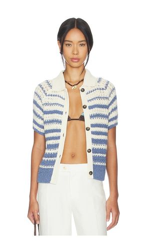 Short Sleeve Polo Cardigan in ,. Size L. Also in M, S, XL, XS, XXS - CLOSED - Modalova
