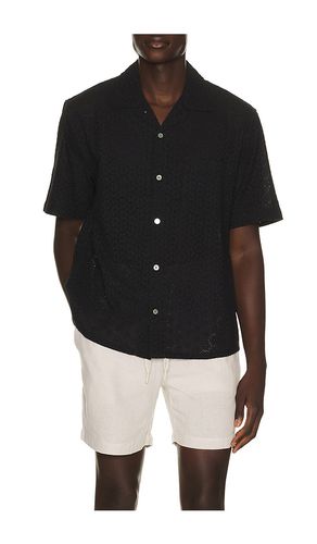 Floral Eyelet Short Sleeve Shirt in . Size M. Also in S, XL/1X - Corridor - Modalova