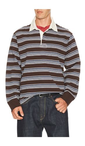Mini Stripe Long Sleeve Rugby en . Taille L. Also en M, S, XL/1X, XXL/2X - Corridor - Modalova