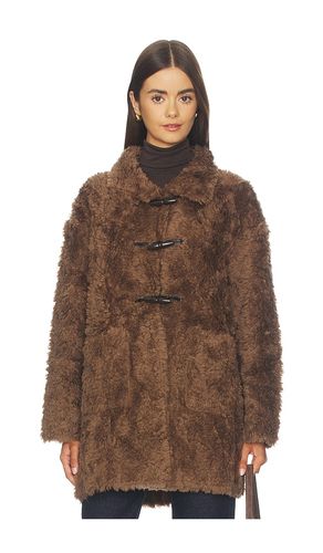 High Collar Furry Wool Coat en . Taille L. Also en M, S - Cubic London - Modalova